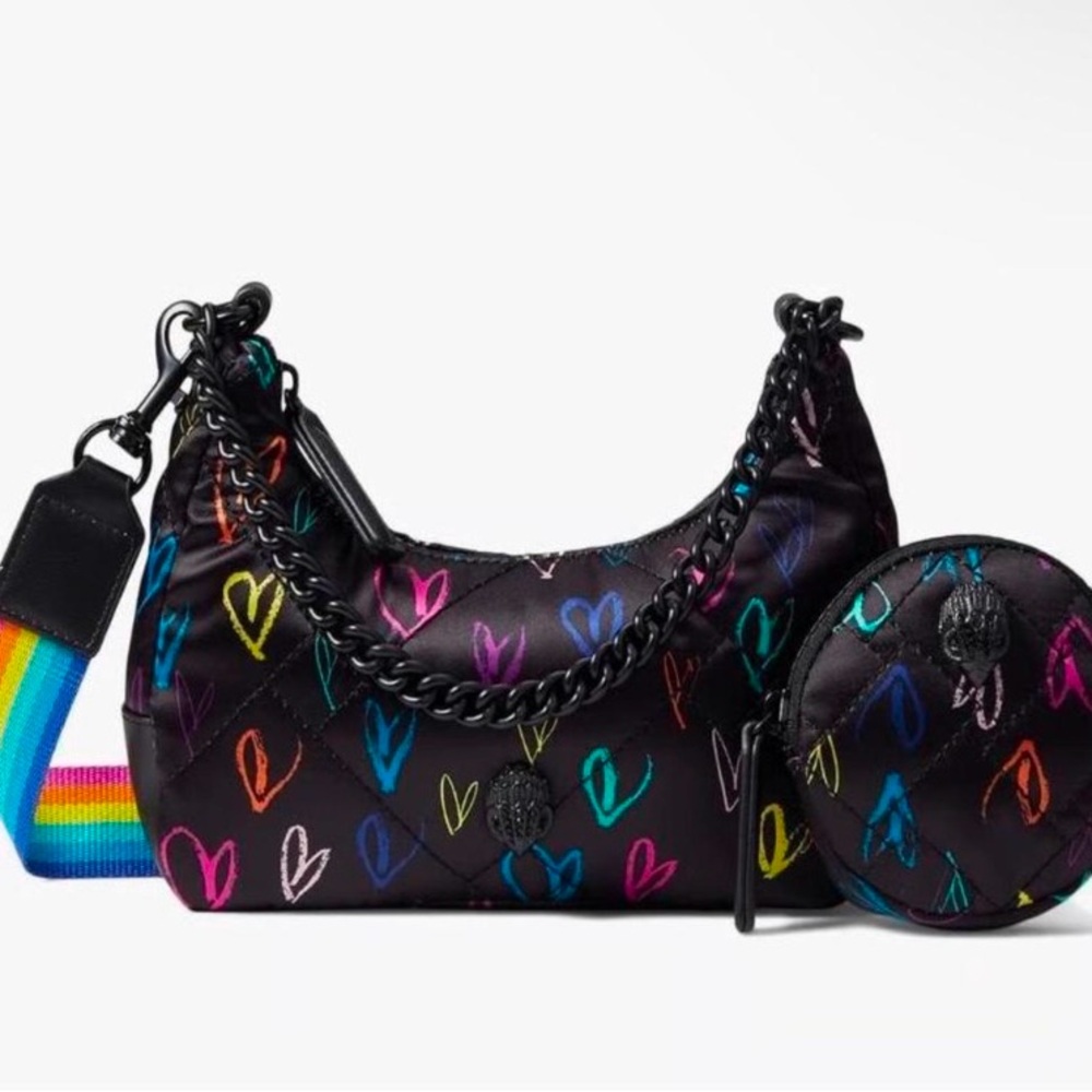 Kurt Geiger Multicolor Heart Crossbody Bag